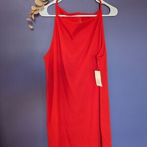 A New Day Vibrant Red Mini Dress